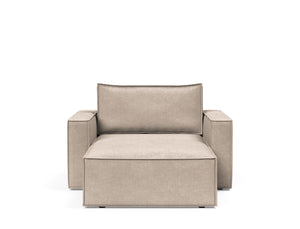 NEWILLA LOUNGER CHAIR W/STANDARD ARM RESTS, 39"X61"