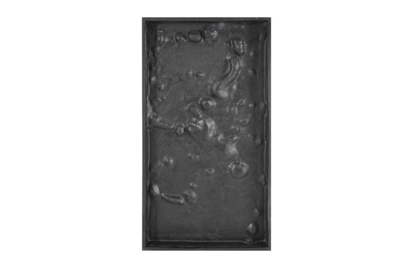 Splotch Wall Art, Rectangle, Bronze Finish