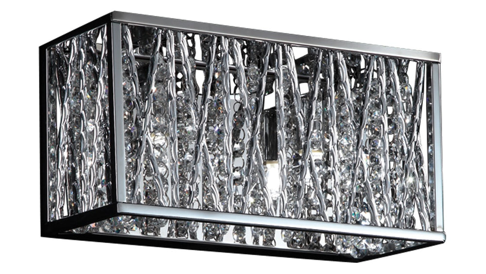 Terra 2 Light Vanity  in Chrome Finish