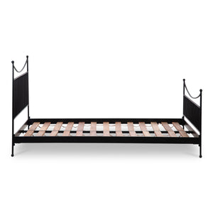 Moe's Monet King Bed Black with Finials