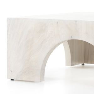 Fausto Coffee Table In Bleached Guanacaste