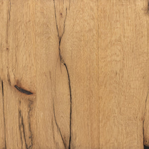 Elbert Console Table In Rustic Oak Veneer
