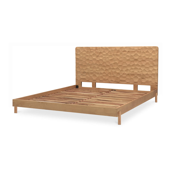 Moe's Misaki Queen Bed in Natural Wood