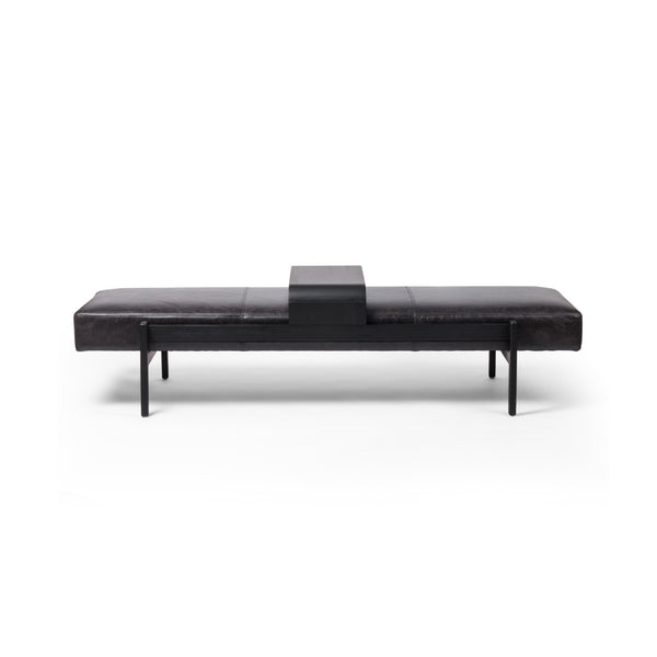 Fawkes Bench In Brushed Ebony