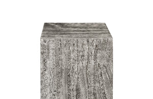 Origins Pedestal, Mitered Chamcha Wood, Grey Stone, MD
