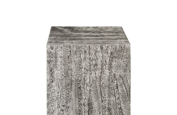 Origins Pedestal, Mitered Chamcha Wood, Grey Stone, MD