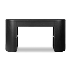 Pilar Desk - Brushed Ebony Oak