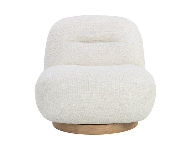 FRANZE SWIVEL LOUNGE CHAIR - MERINO PEARL
