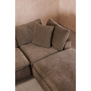 Moe's Clay Ottoman in Desert Sage with Feather Blend