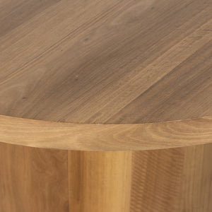 Hudson Round Dining Table In Natural Yukas