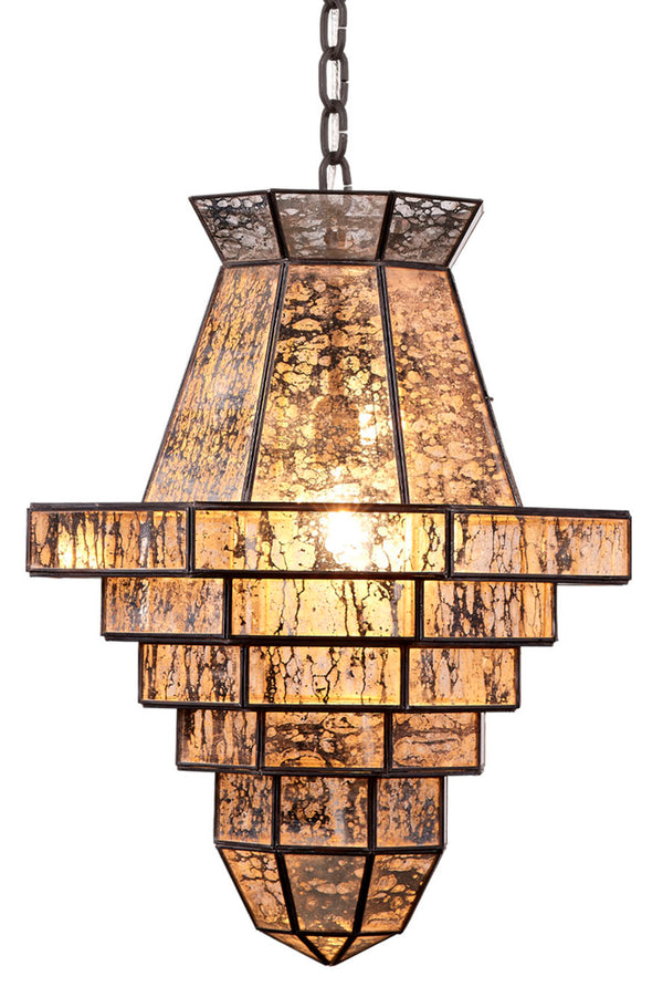 Imperial 1-Light Glass and Metal Pendant