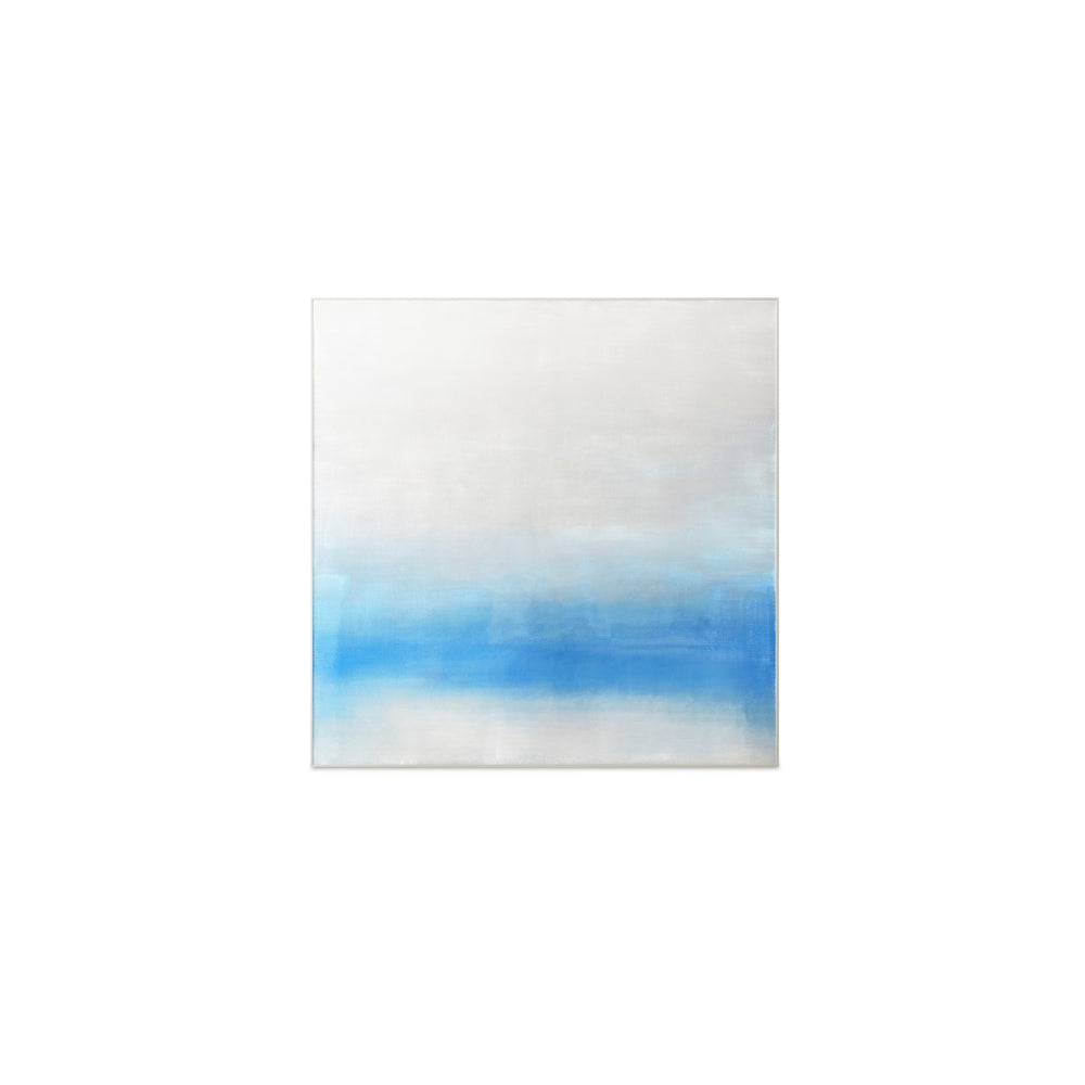 Morning Light Blue Palette Framed Painting