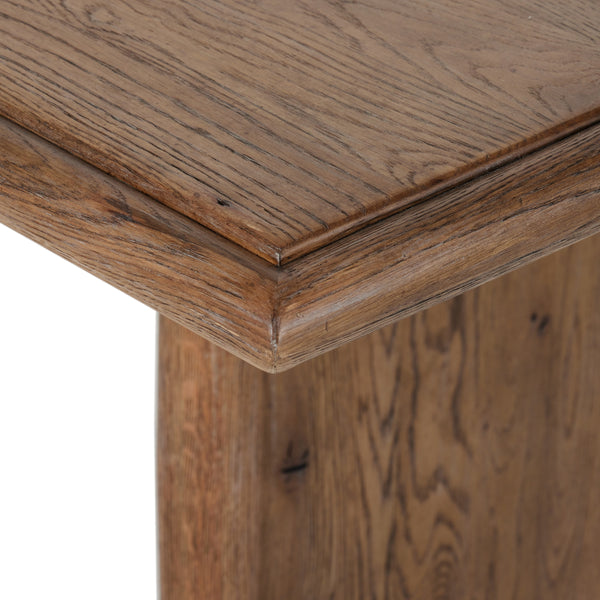 Glenview Dining Table In Weathered Oak