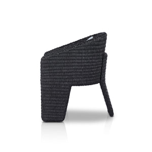 Fae Outdoor Dining Chair in Vintage Coal