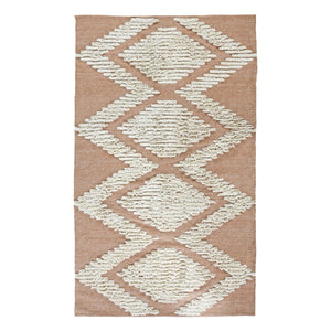 Indoor/Outdoor Avalon Rug - Sandstone, Diamond Pattern 5'x8'