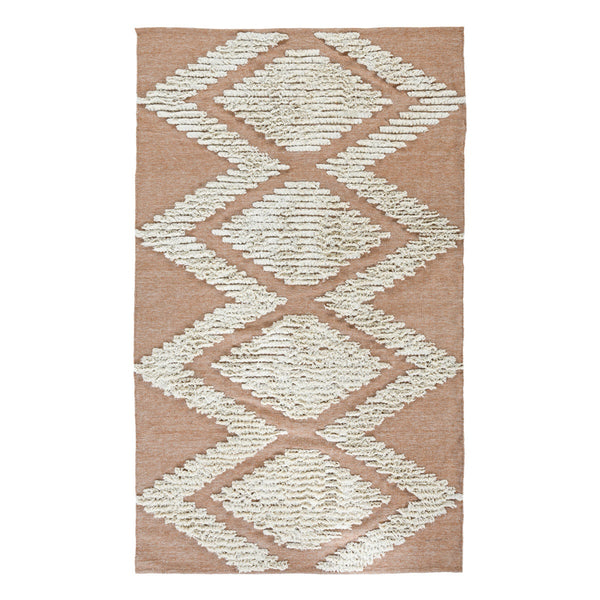 Indoor/Outdoor Avalon Rug - Sandstone, Diamond Pattern 5'x8'