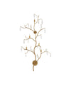 Forest Light Wall Sconce In Washed Lucerne Gold & Natural