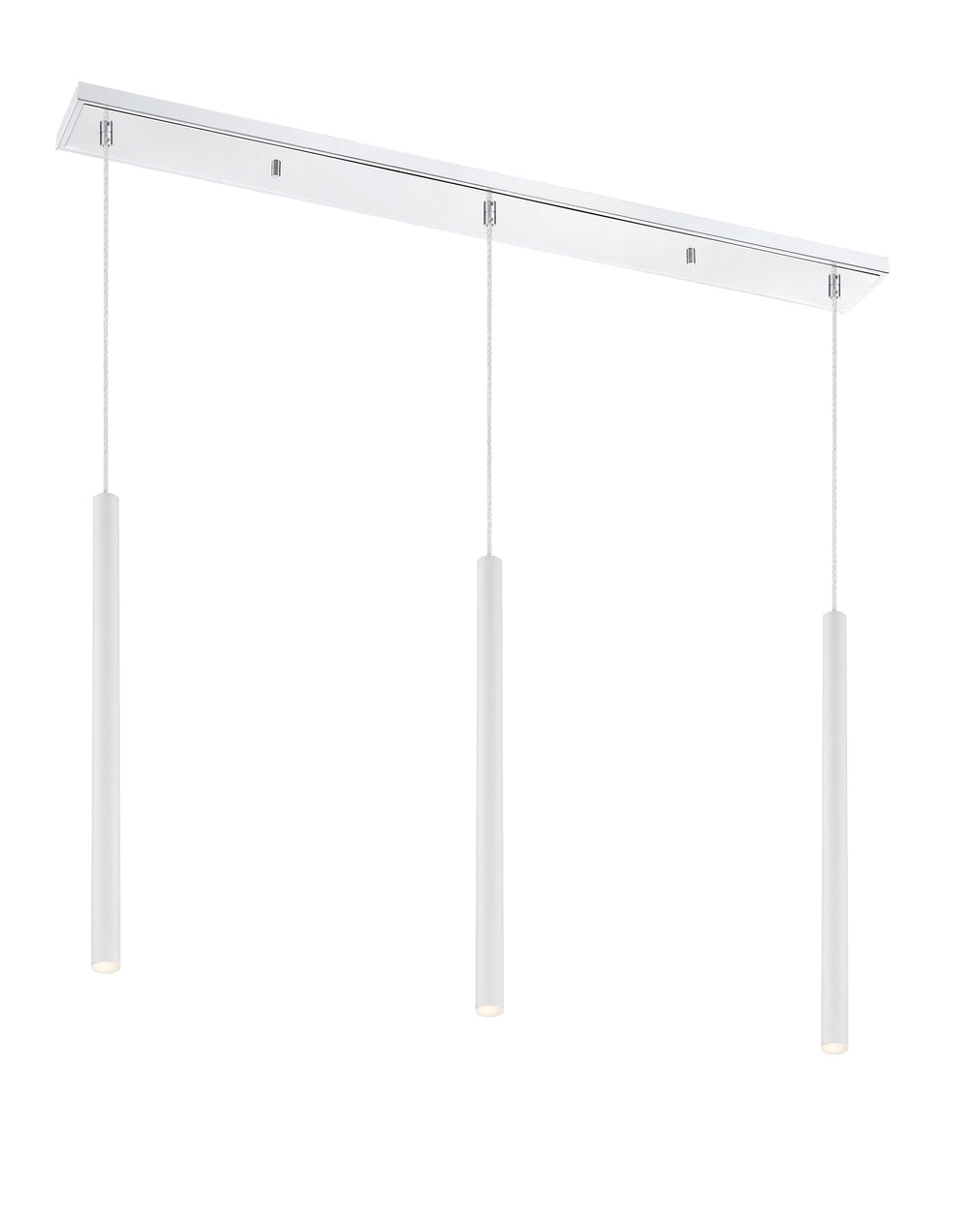 Forest 3 Light Island/Billiard in Chrome Finish