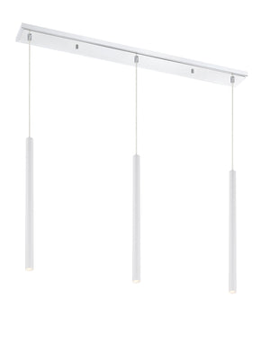Forest 3 Light Island/Billiard in Chrome Finish