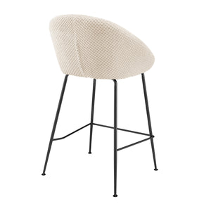 Watson KD Fabric Counter Stool, Georgia Cream
