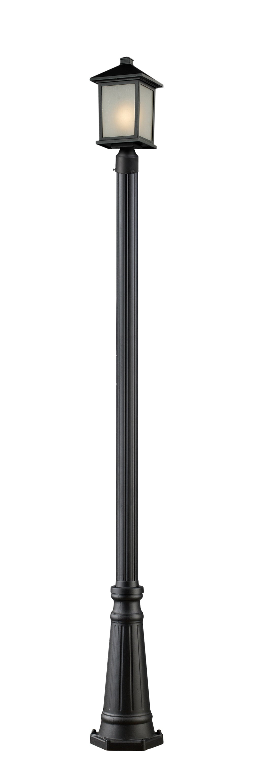 Holbrook Outdoor Post Light in Black Finish
