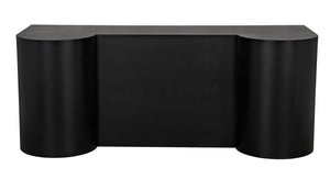 Concierge Desk, Black Steel