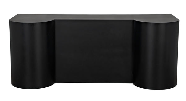 Concierge Desk, Black Steel