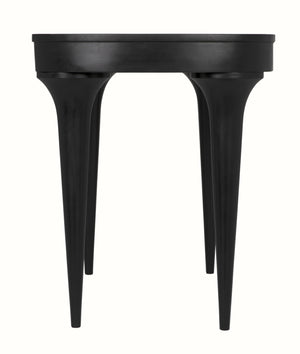 Rennie Mahogany Desk in Hand-Rubbed Black Finish