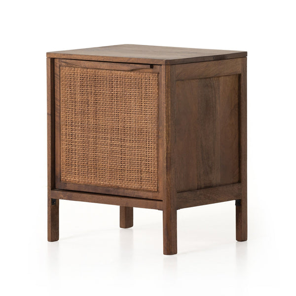 Sydney Left Nightstand - Brown Wash