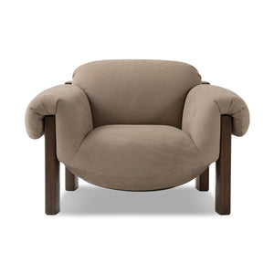Samena Chair in Nubuck Sand