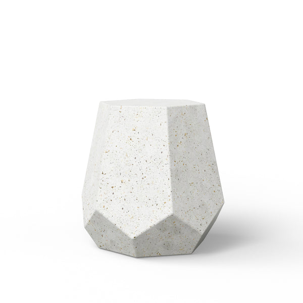 Ivory Terrazzo Stool