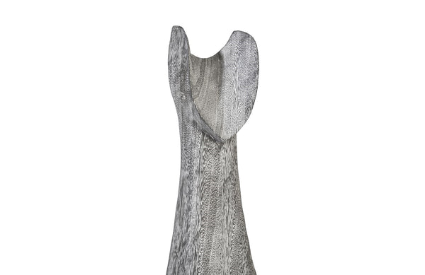 Cat Sculpture, Grey Stone, Large