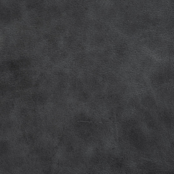 Direttore Black Iron Frame Black Leather Dining Chair