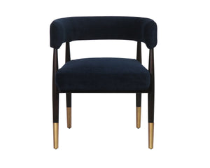 CALLEM DINING ARMCHAIR - DANNY NAVY