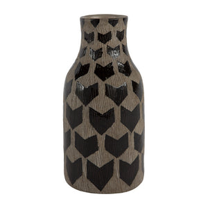 Graphic Ceramic Bottle Vases