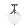 Browne Semi Flush
