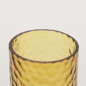 Jolene Tall  Amber Glass Vase