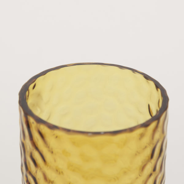Jolene Tall  Amber Glass Vase