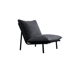 Moe's Morgan Outdoor Accent Chair in Grey