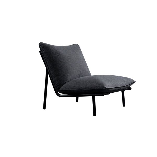 Moe's Morgan Outdoor Accent Chair in Grey