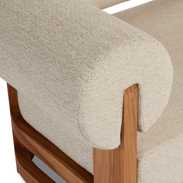 Malta Outdoor Laf Chaise In Faye Sand