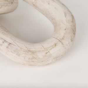 Tayla Large Blonde Wood Chain Link