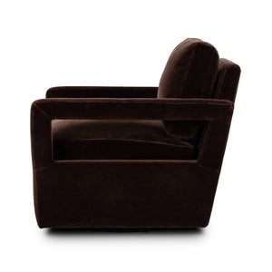 Olson Swivel Chair - Monte Chocolate