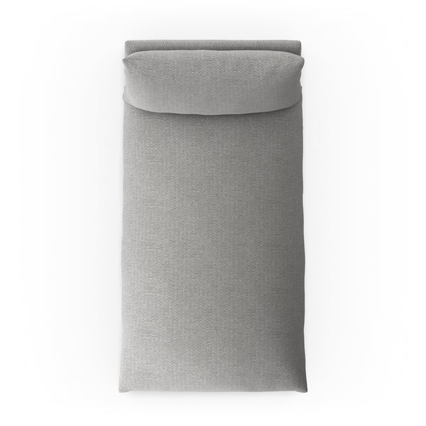 Grant Outdoor Chaise Piece In Faye Ash