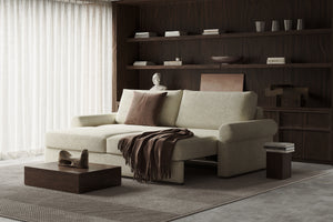 VILANDER SOFA BED, ROLL ARMS, 57"X79"
