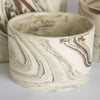 Agateware Cachepot, set/3