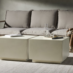 Parish Concrete Cube In White Concrete