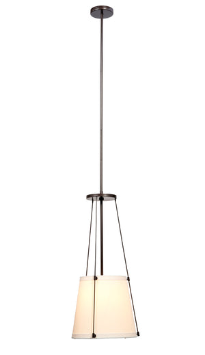  California Metal 1-Light Pendant, Bronze