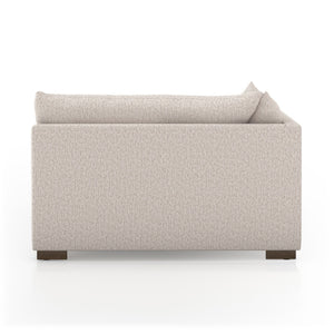 Westwood Sectional In Bayside Pebble And Espresso