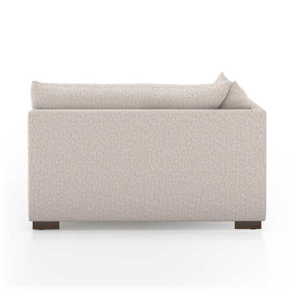 Westwood Sectional In Bayside Pebble And Espresso